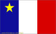 The Acadian  Flag