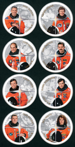 Canadian Astronaut postage stamps